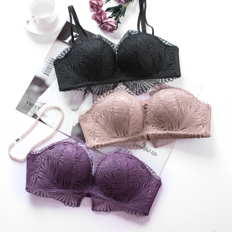 Women Girls full lace Sweet Embroidery 1/2 Cup peri intimates Sexy Push Up Underwear And Panty Bra Set pure color small lingerie
Women Girls full lace Sweet Embroidery 1/2 Cup peri intimates Sexy Push Up Underwear And Panty Bra Set pure color small lingerie