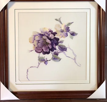 Handmade 100% Mulberry Silk Thread Finished Suzhou Embroidery not include frame ,flower 35*35cm 
Handmade 100% Mulberry Silk Thread Finished Suzhou Embroidery not include frame ,flower 35*35cm