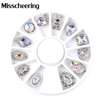 1 Pcs Diamond Nail Rhinestones Alloy Nail Wheel White AB Crystal Glitter Special Drill Luxurious Nails Accessoires
1 Pcs Diamond Nail Rhinestones Alloy Nail Wheel White AB Crystal Glitter Special Drill Luxurious Nails Accessoires