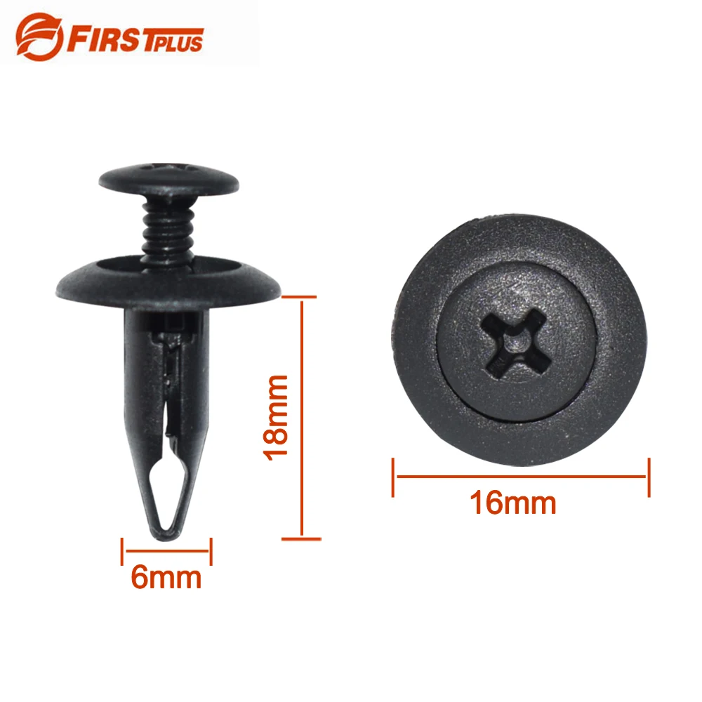 50 x 6mm Car Door Trim Panel Clips Plastic Plug Tank Cover Retainer Screw Rivet Clip Fasteners For Ford Focus For Fiesta Mondeo
50 x 6mm Car Door Trim Panel Clips Plastic Plug Tank Cover Retainer Screw Rivet Clip Fasteners For Ford Focus For Fiesta Mondeo