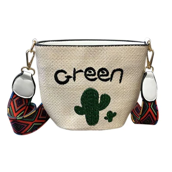 AUAU Embroidery Straw Bag Hand Weave Small Bags Summer Crossbody Mini Bags Cactus Cute Shoulder Bags for Women
AUAU Embroidery Straw Bag Hand Weave Small Bags Summer Crossbody Mini Bags Cactus Cute Shoulder Bags for Women