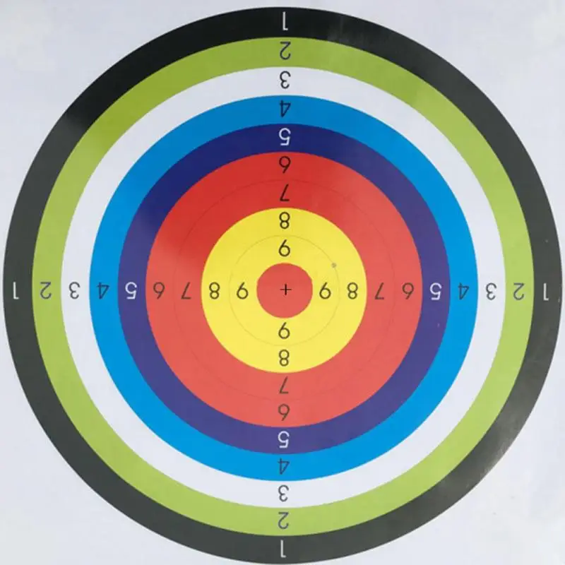 45cm *45cm 0.2KG Archery Target Paper Standard Ring Single Spot Shooting Bow Archery Accessory Practice Training New 1PC #1218
45cm *45cm 0.2KG Archery Target Paper Standard Ring Single Spot Shooting Bow Archery Accessory Practice Training New 1PC #1218