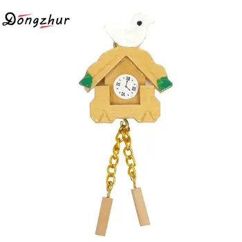 Dongzhur Bird Clock Miniature 1:12 Dolls House Furniture Dollhouse Mini Simulation Bird Wood Clock Children Room Cute Wall Clock
Dongzhur Bird Clock Miniature 1:12 Dolls House Furniture Dollhouse Mini Simulation Bird Wood Clock Children Room Cute Wall Clock