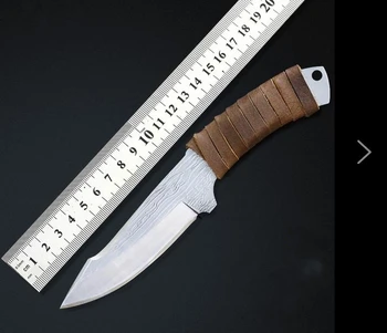 2019Wilderness survival manual forging equipment straight knife self-defense camping hunting knife high hardness tool collection
2019Wilderness survival manual forging equipment straight knife self-defense camping hunting knife high hardness tool collection