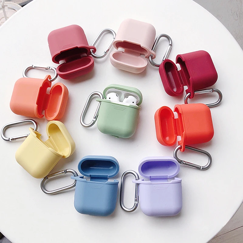 Candy Color Silicone Earphone Case For Airpods Cover Wireless Bluetooth Headphone Cases For Airpods 2 Protective Cover
Candy Color Silicone Earphone Case For Airpods Cover Wireless Bluetooth Headphone Cases For Airpods 2 Protective Cover