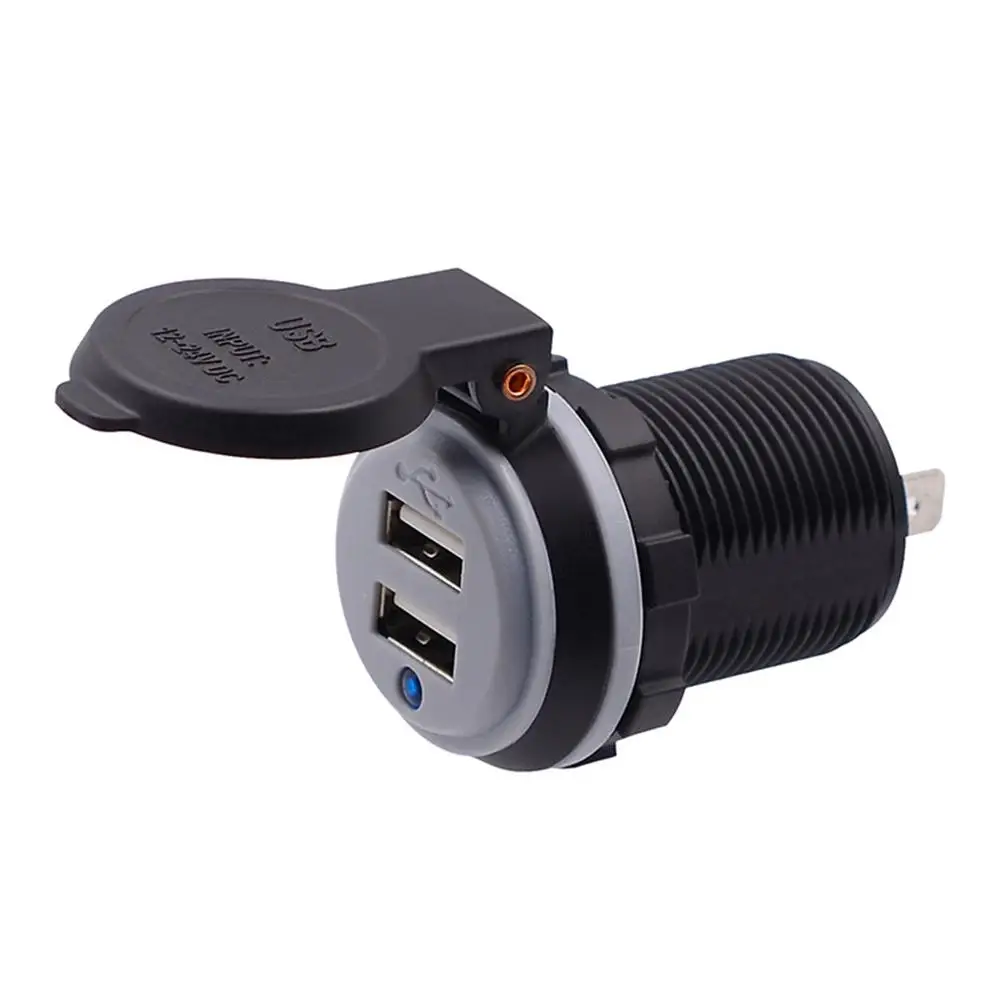 LumiParty Dual USB Port Power Socket Phone Fast Charging Charger 12V-24V Motorcycle USB Charger Mobile phones tablets IPAD r30
LumiParty Dual USB Port Power Socket Phone Fast Charging Charger 12V-24V Motorcycle USB Charger Mobile phones tablets IPAD r30