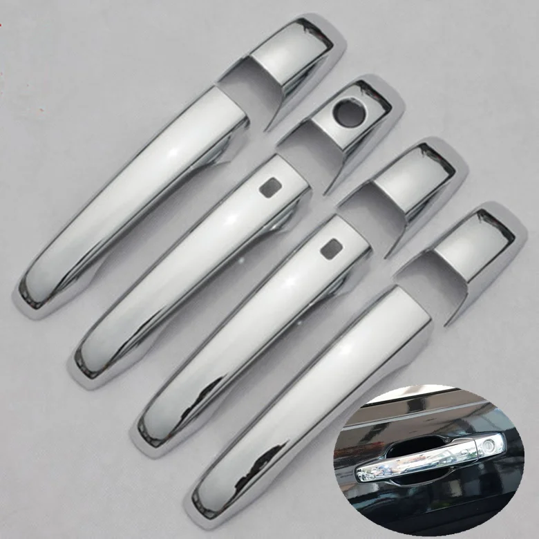 FUNDUOO For Dodge Grand Caravan / Avenger 2008 - 2014 New Chrome Car Door Handle Cover Trim With SMART Keyhole
FUNDUOO For Dodge Grand Caravan / Avenger 2008 - 2014 New Chrome Car Door Handle Cover Trim With SMART Keyhole