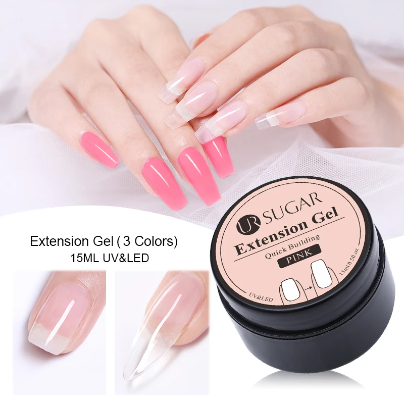 UR SUGAR 15ml UV Gel Nail Polish Liquid Poly Acrylic Extension Builder Nail Set with Fake Nails Tip Fiber Gel Manicure Kit
UR SUGAR 15ml UV Gel Nail Polish Liquid Poly Acrylic Extension Builder Nail Set with Fake Nails Tip Fiber Gel Manicure Kit