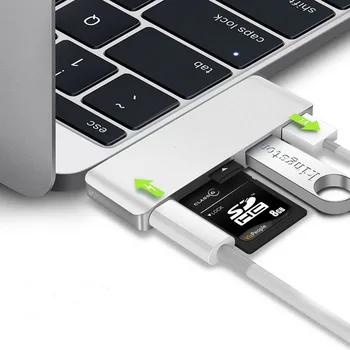 50pcs 5-In-1 USB-C 3.1 Type-C Hub USB 3.0 Combo PD-Power SD/TF Card Reader For MacBook
50pcs 5-In-1 USB-C 3.1 Type-C Hub USB 3.0 Combo PD-Power SD/TF Card Reader For MacBook