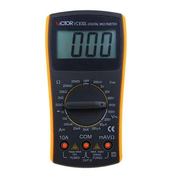 Mini Pocket Simple 2000 Counts Manual Range 10A 600V Resistance Students Use Teaching USE Victor Digital Multimeter
Mini Pocket Simple 2000 Counts Manual Range 10A 600V Resistance Students Use Teaching USE Victor Digital Multimeter