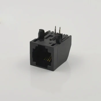 10pcs RJ11 Connector Cable Adapter Communication Interface Telecommunications Socket 5722-6p4c Tail Oblique Type Black Plastic
10pcs RJ11 Connector Cable Adapter Communication Interface Telecommunications Socket 5722-6p4c Tail Oblique Type Black Plastic