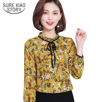 2017 new women's tops Lace Floral Shirt Long Sleeved chiffon shirt female printing office lady blusas 30
2017 new women's tops Lace Floral Shirt Long Sleeved chiffon shirt female printing office lady blusas 30