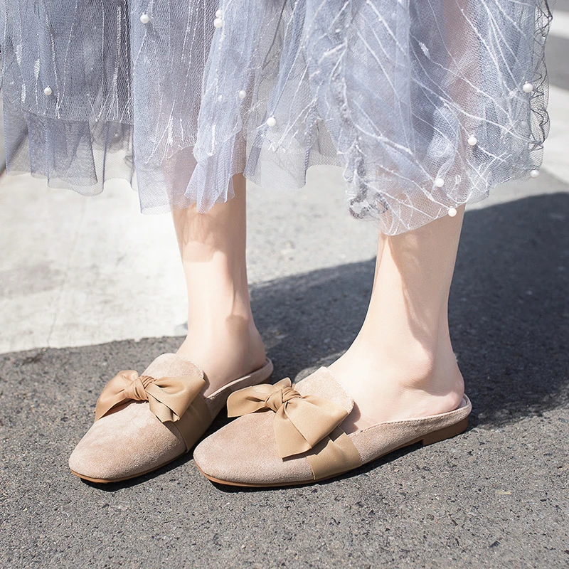 Women Flat Slippers Cute Bow-knot Street Mules Comfortable Slip-on Women flip flops Slides Slipper Ladies Casual Shoes
Women Flat Slippers Cute Bow-knot Street Mules Comfortable Slip-on Women flip flops Slides Slipper Ladies Casual Shoes