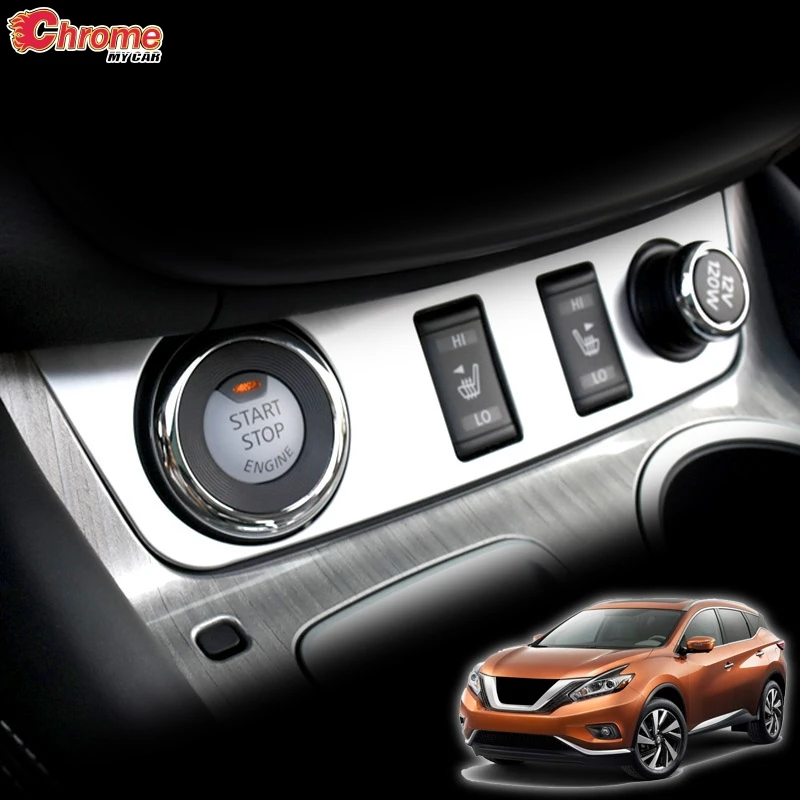 For Nissan Murano Cigarette Lighter Engine Start Stop Button Switch Panel Chrome Cover Trim 2015 2016 2017 2018 Bezel Sticker
For Nissan Murano Cigarette Lighter Engine Start Stop Button Switch Panel Chrome Cover Trim 2015 2016 2017 2018 Bezel Sticker