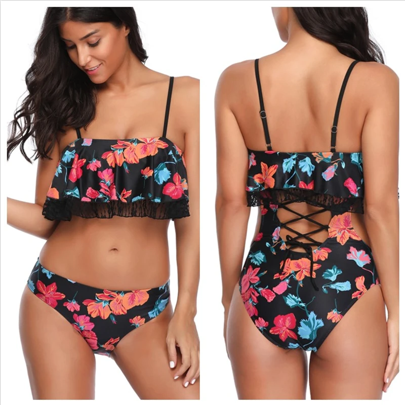 Sexy Bikini Swimwear Women Swimsuit One Piece 2019 Lace Bikinis Set Push Up Monokini Plus Size Bathing Suit May Female Beach XL
Sexy Bikini Swimwear Women Swimsuit One Piece 2019 Lace Bikinis Set Push Up Monokini Plus Size Bathing Suit May Female Beach XL
