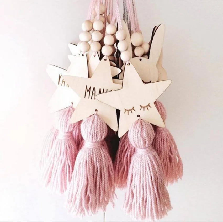 The stars and the fox and rabbit ornaments cute Children's room wooden decorative items for baby bed kids room wall decorations
The stars and the fox and rabbit ornaments cute Children's room wooden decorative items for baby bed kids room wall decorations