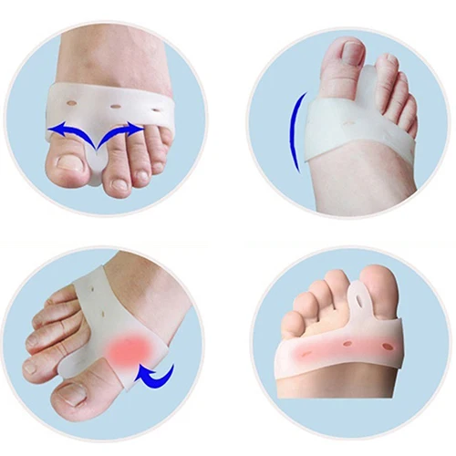 Hot item! 2 Pcs Silicone Toe Hallux Valgus Separator Straightener Bunion Relief Soft Pads
Hot item! 2 Pcs Silicone Toe Hallux Valgus Separator Straightener Bunion Relief Soft Pads