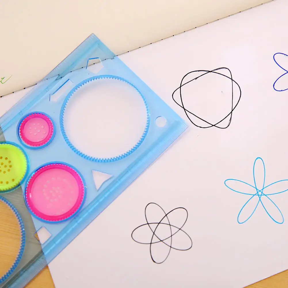 Kid Painting Toy Multi-function Puzzle Spirograph Geometric Ruler Drafting Tools for Children Drawing Toy Kids Learning Art Tool
Kid Painting Toy Multi-function Puzzle Spirograph Geometric Ruler Drafting Tools for Children Drawing Toy Kids Learning Art Tool
