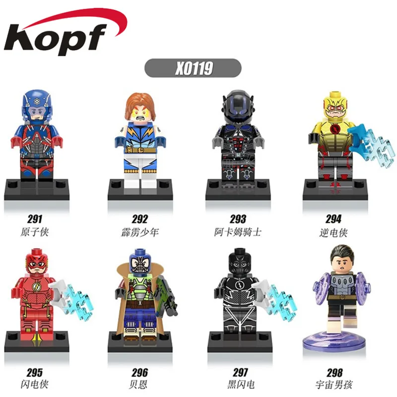 Single Sale Building Blocks Super Heroes Flash Atom Arkham Knight Bane Cosmic Boy With Weapon Bricks Children Gift Toys X0119
Single Sale Building Blocks Super Heroes Flash Atom Arkham Knight Bane Cosmic Boy With Weapon Bricks Children Gift Toys X0119
