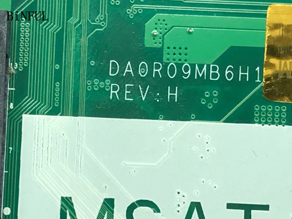 BiNFUL доступный 100% протестированный ноутбук DA0R09MB6H1 MOTHERBOAR для DELL INSPIRON 5720 GT630M 1GB
