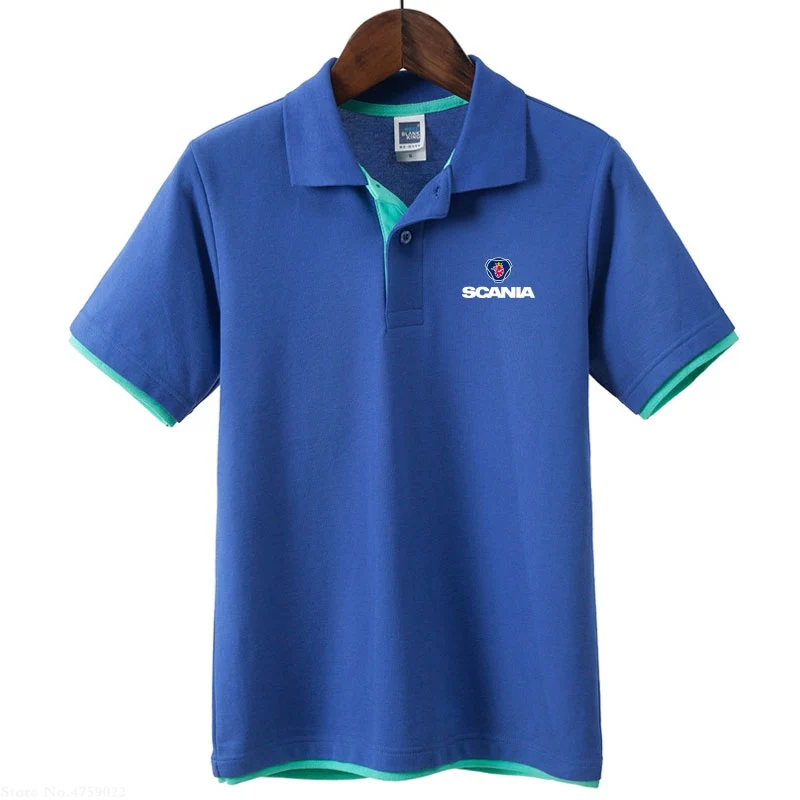New 4 colors Mens male summer Scania polo shirt Summer male female short sleeve Tops regular clothes
New 4 colors Mens male summer Scania polo shirt Summer male female short sleeve Tops regular clothes