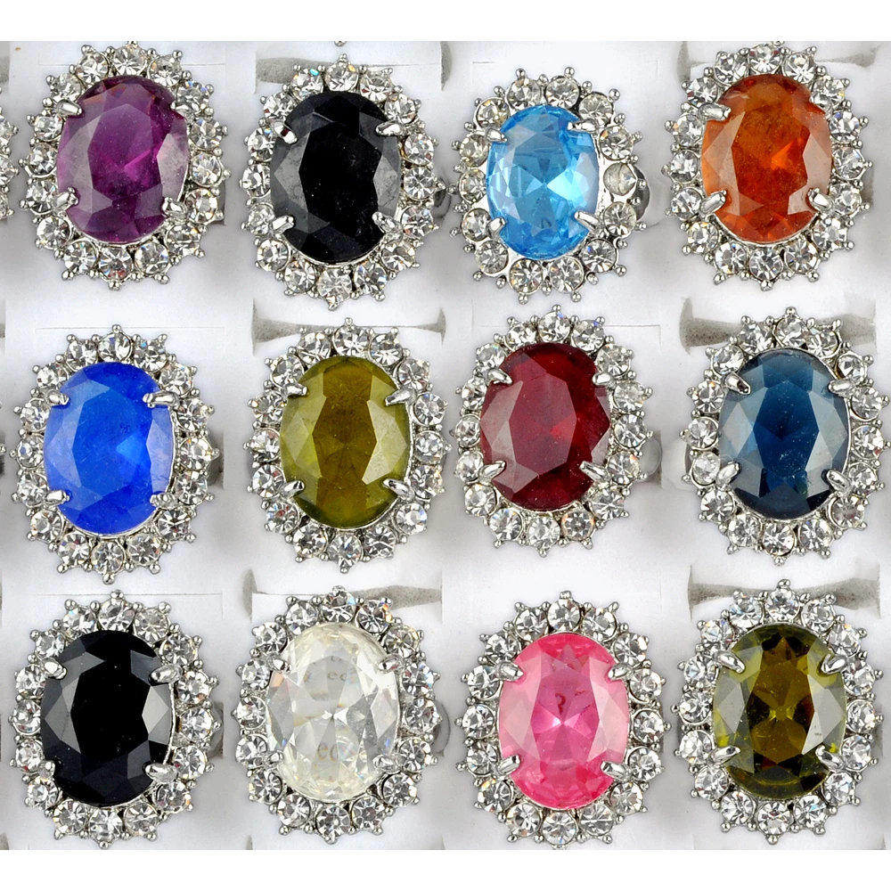5pcs Mixed Color Big Zircon Crystal Rings for Women Vintage Delicate Rhinestone Nature Stone Ring Jewelry Fashion Gift
5pcs Mixed Color Big Zircon Crystal Rings for Women Vintage Delicate Rhinestone Nature Stone Ring Jewelry Fashion Gift