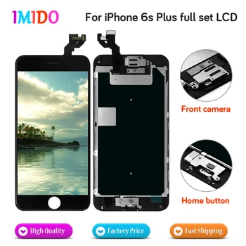 100Pcs Full Replacement LCD For iPhone 6S plus LCD Display Home button+Front camera+3D touch Touch Screen Digitizer Assembly
100Pcs Full Replacement LCD For iPhone 6S plus LCD Display Home button+Front camera+3D touch Touch Screen Digitizer Assembly