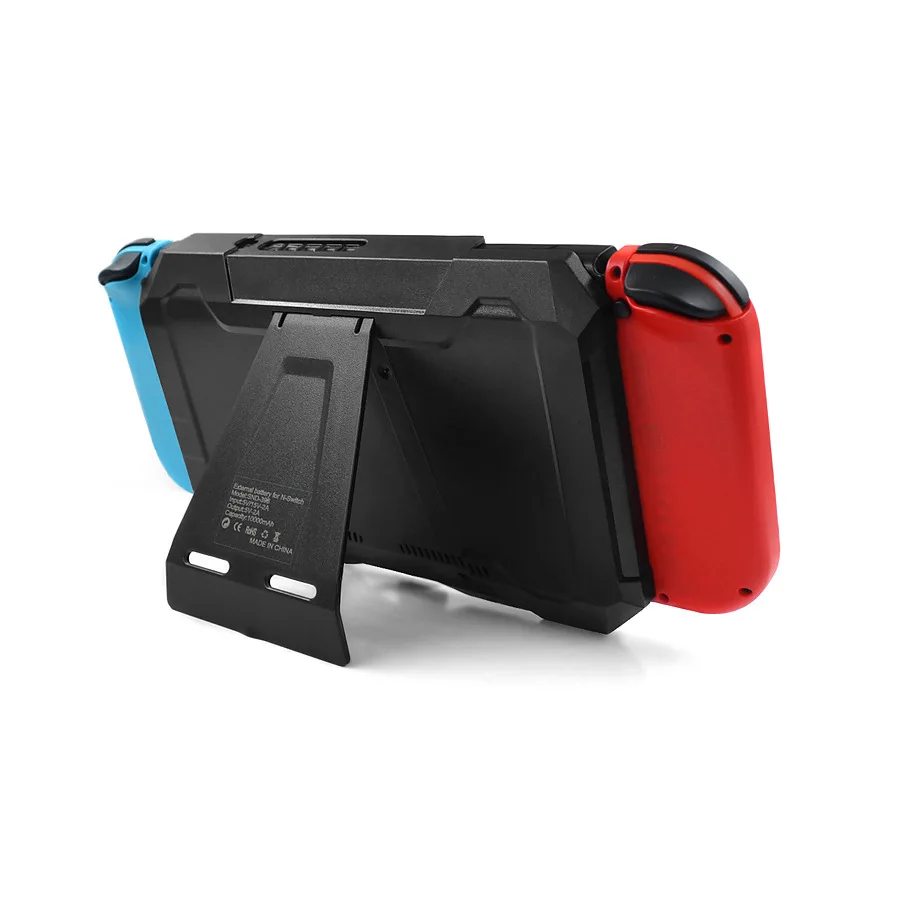 2 in 1 10000mAh External Battery Charger Case for Nintend Switch Console Charging Stand Power Bank Backup Holder+Charging Cable
2 in 1 10000mAh External Battery Charger Case for Nintend Switch Console Charging Stand Power Bank Backup Holder+Charging Cable