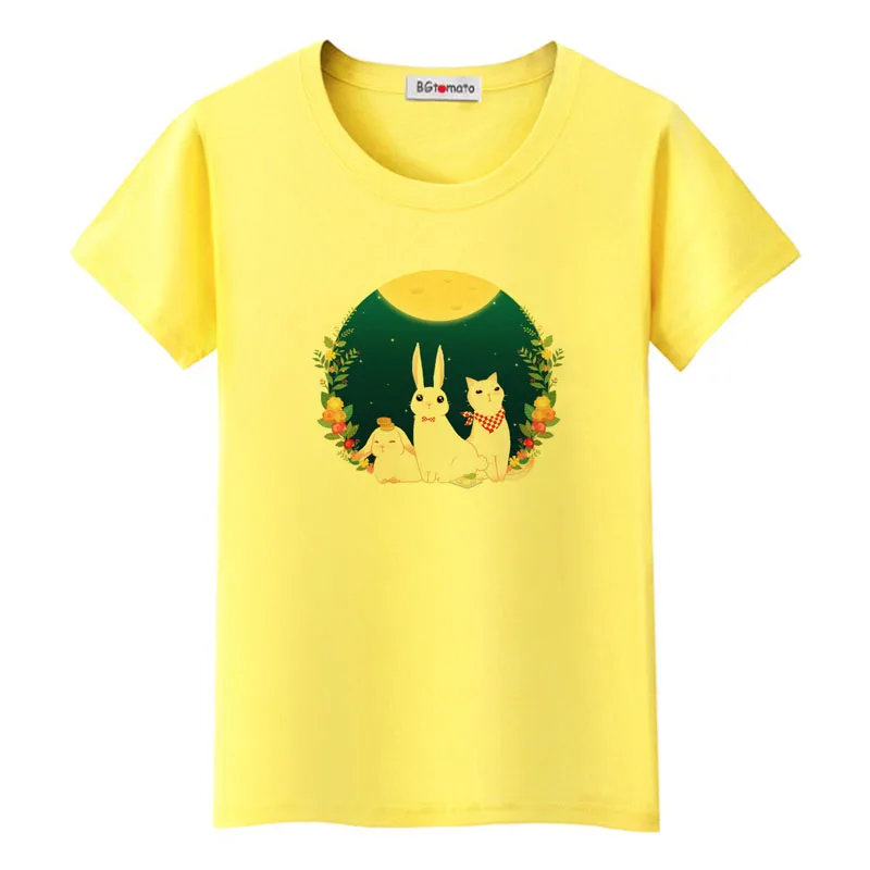 BGtomato Candy color tshirt womens lovely animals shirts cute rabbit funny tops hot sale brand good quality casual t-shirt
BGtomato Candy color tshirt womens lovely animals shirts cute rabbit funny tops hot sale brand good quality casual t-shirt