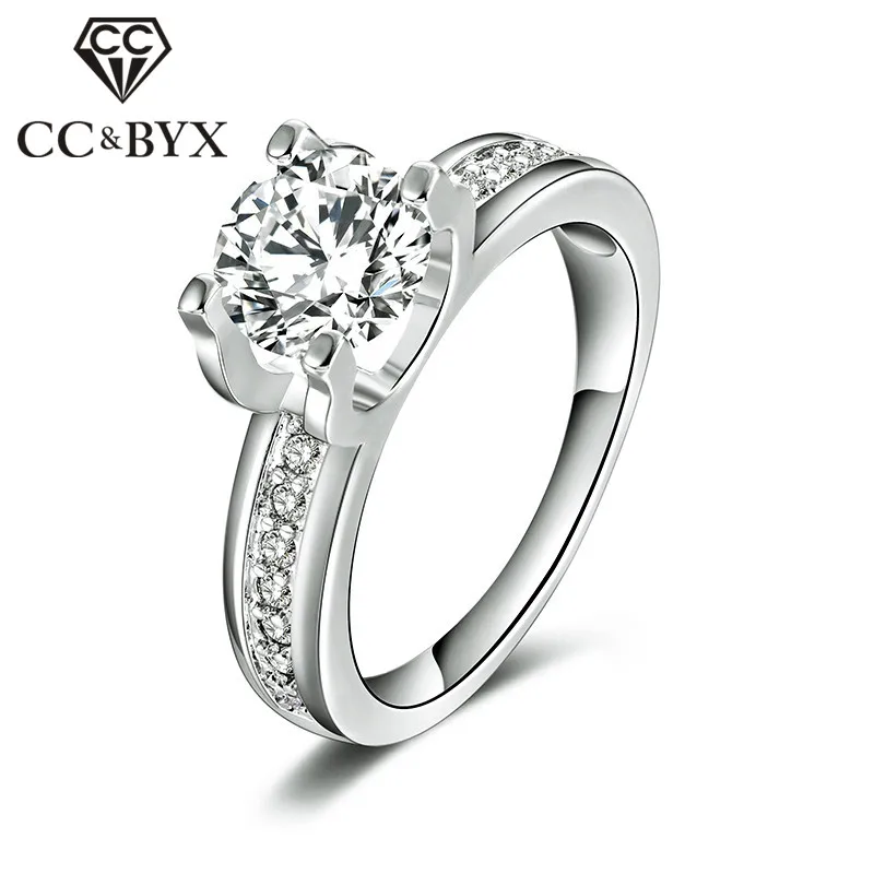 1.5 Carat AAA Cubic Zirconia Wedding Rings For Women White Gold Color Luxury Engagement Bijoux Bague Femme Accessories CC066
1.5 Carat AAA Cubic Zirconia Wedding Rings For Women White Gold Color Luxury Engagement Bijoux Bague Femme Accessories CC066