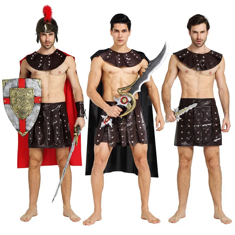 2018 Greece Knight Costume Acient Rome Clothing Cosplay Carnival Halloween Costumes for Women Men Fancy Dress Supplies Purim
2018 Greece Knight Costume Acient Rome Clothing Cosplay Carnival Halloween Costumes for Women Men Fancy Dress Supplies Purim