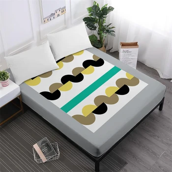Multi-Color Patchwork Bed Sheet Geometric Striped Fitted Sheet Twin Full King Queen Bedclothes Deep Pocket Mattress Cover
Multi-Color Patchwork Bed Sheet Geometric Striped Fitted Sheet Twin Full King Queen Bedclothes Deep Pocket Mattress Cover