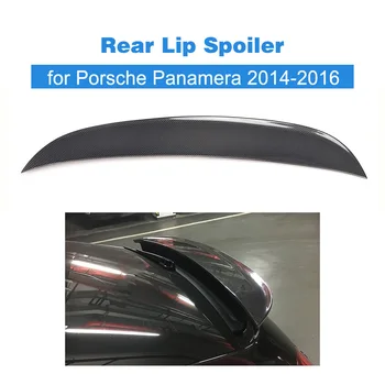Carbon Fiber / FRP Unpainted Rear Trunk Boot Lip Spoiler Wing for Porsche Panamera 2014 - 2016 Rear Duck Spoiler Car Styling 
Carbon Fiber / FRP Unpainted Rear Trunk Boot Lip Spoiler Wing for Porsche Panamera 2014 - 2016 Rear Duck Spoiler Car Styling