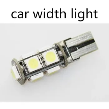 10pcs DC12V White T10 LED 9SMD 5050 Car LED Wedge exterior Light Car Side Light Bulb Width Lamp best price sale 
10pcs DC12V White T10 LED 9SMD 5050 Car LED Wedge exterior Light Car Side Light Bulb Width Lamp best price sale