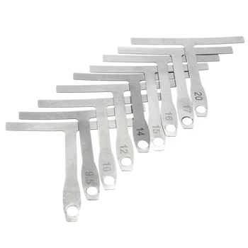 Guitar Repair Under String Radius Gauge 9Pcs/Set Guitar Neck Radius Gauge for Guitar Understring Musical Instruments Nut Guitar
Guitar Repair Under String Radius Gauge 9Pcs/Set Guitar Neck Radius Gauge for Guitar Understring Musical Instruments Nut Guitar