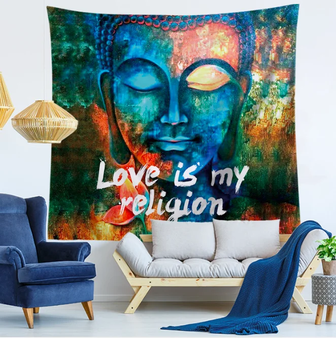 Buddha Love Is Faith Decorative Tapestries Bathroom Outdoor Tapestry Wall Hanging Sheet Picnic Cloth Home Decor Tablecloth Gift
Buddha Love Is Faith Decorative Tapestries Bathroom Outdoor Tapestry Wall Hanging Sheet Picnic Cloth Home Decor Tablecloth Gift