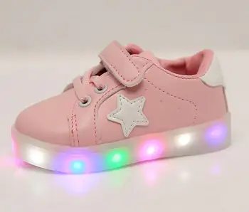 2019 New Children Shoes With Light fashion Baby Boys Girls LED Light Up sneakers little Kids Luminous Sport Shoes Glowing
2019 New Children Shoes With Light fashion Baby Boys Girls LED Light Up sneakers little Kids Luminous Sport Shoes Glowing