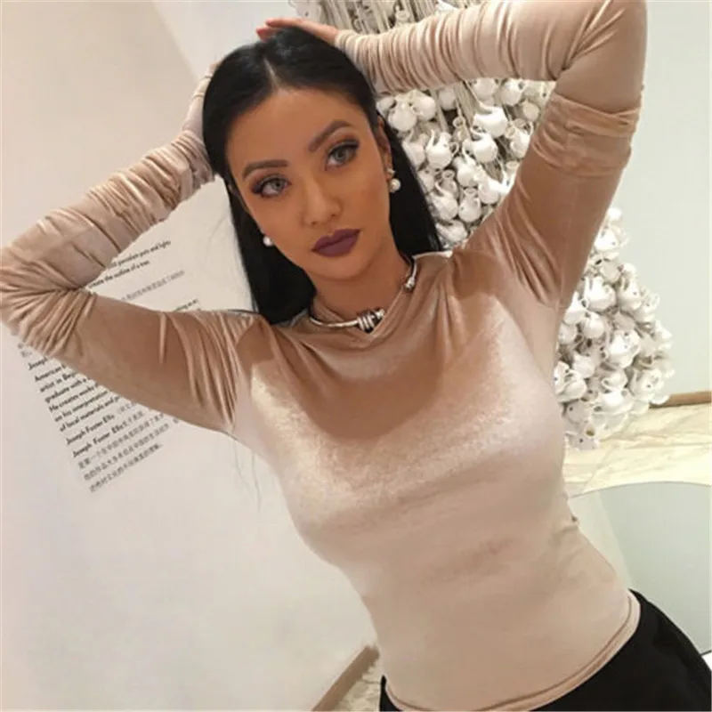 Stylish Women clothes Casual Long Sleeve Slim V-neck solid Blouses Casual pullover Velvet Shirts one pieces
Stylish Women clothes Casual Long Sleeve Slim V-neck solid Blouses Casual pullover Velvet Shirts one pieces