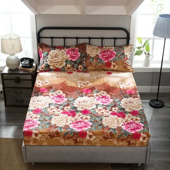 Vibrant Floral Flower Fitted Sheet All Around Elastic Mattress cover Queen Twin Size 100%Cotton Soft Bed sheet Pillow shams 3Pcs
Vibrant Floral Flower Fitted Sheet All Around Elastic Mattress cover Queen Twin Size 100%Cotton Soft Bed sheet Pillow shams 3Pcs