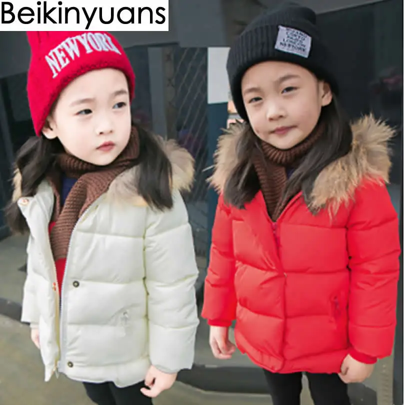 Baby Girls Boys Jackets Thickening Real Collar Autumn Winter Jacket Kids Warm Hooded Children Outerwear Coat Boys Girls Clothes
Baby Girls Boys Jackets Thickening Real Collar Autumn Winter Jacket Kids Warm Hooded Children Outerwear Coat Boys Girls Clothes