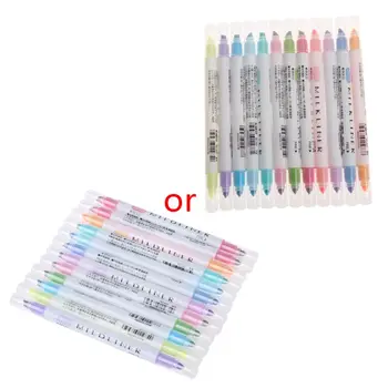 1 Set 12 Colors Highlighter Artist Double Headed Fluorescent Sketch Markers Pen 14.3cm School Office Stationery Supplies Pen
1 Set 12 Colors Highlighter Artist Double Headed Fluorescent Sketch Markers Pen 14.3cm School Office Stationery Supplies Pen
