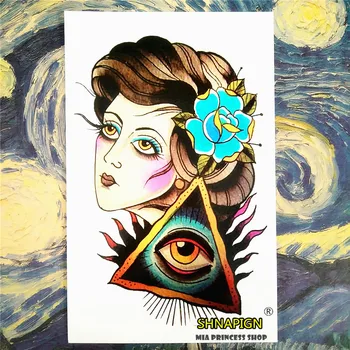 SHNAPIGN Mysterious Lady Temporary Tattoo Body Art Sleeve Arm Flash Tattoo Stickers 12*20cm Waterproof Tatto Henna Fake Sticker
SHNAPIGN Mysterious Lady Temporary Tattoo Body Art Sleeve Arm Flash Tattoo Stickers 12*20cm Waterproof Tatto Henna Fake Sticker