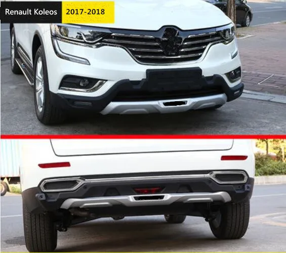 2pcs/Set High Quality ABS Chrome Car Front + Rear Bumpers Protector Guard Skid Plate Fits For Renault Koleos 2017 2018 2019 2020
2pcs/Set High Quality ABS Chrome Car Front + Rear Bumpers Protector Guard Skid Plate Fits For Renault Koleos 2017 2018 2019 2020