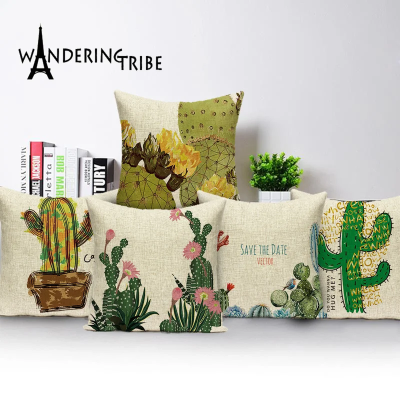 Cactus Decoration Home Throw Pillow Covers Cactus Pillows Case Living Room Cushions Custom High Quality Linen Cushion Cover
Cactus Decoration Home Throw Pillow Covers Cactus Pillows Case Living Room Cushions Custom High Quality Linen Cushion Cover