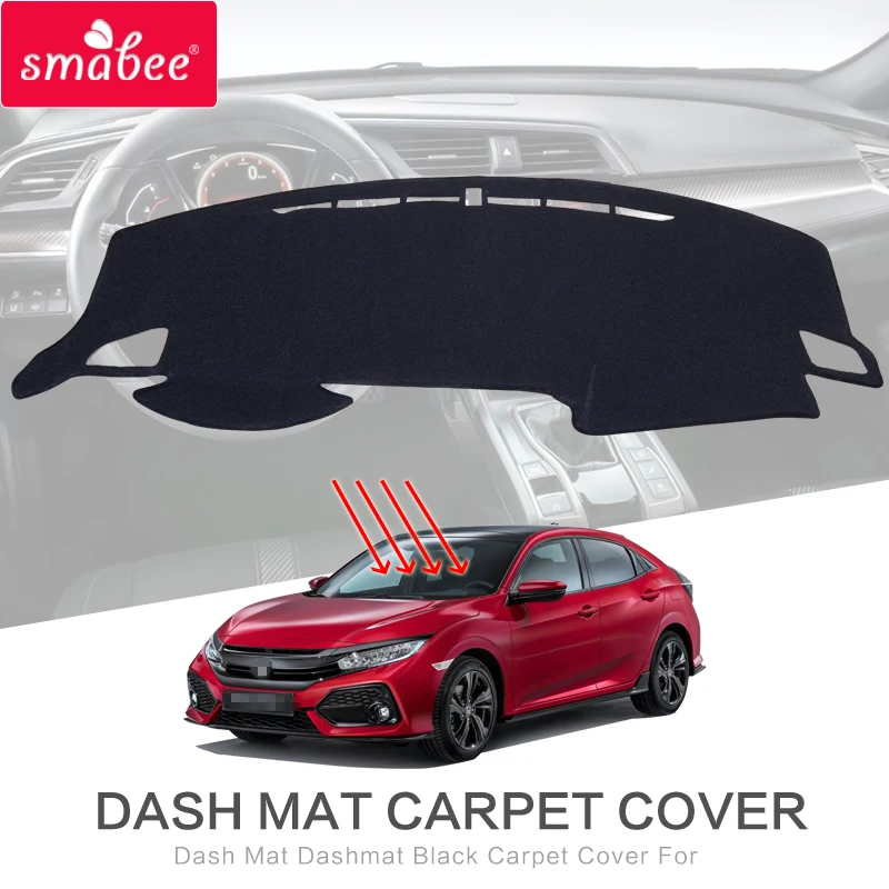 Smabee Dashmat for HONDA CIVIC 2015 - 2019 Anti-Slip Hatchback Dashcover Protective Mat Dashboard Pad Car Carpet Accessories
Smabee Dashmat for HONDA CIVIC 2015 - 2019 Anti-Slip Hatchback Dashcover Protective Mat Dashboard Pad Car Carpet Accessories