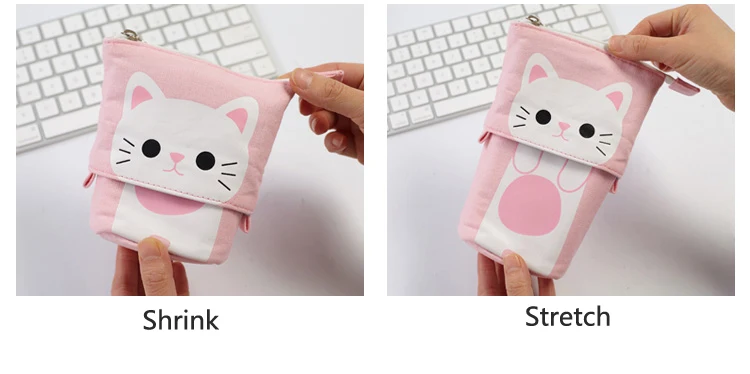 Little Animal Stand-Up Pencil Case