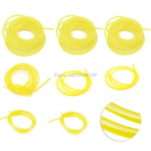 Nova linha de gás combustível tubo mangueira para trimmer chainsaw ventilador 2mm/2.5mm/3mm s08 atacado & dropship(China)