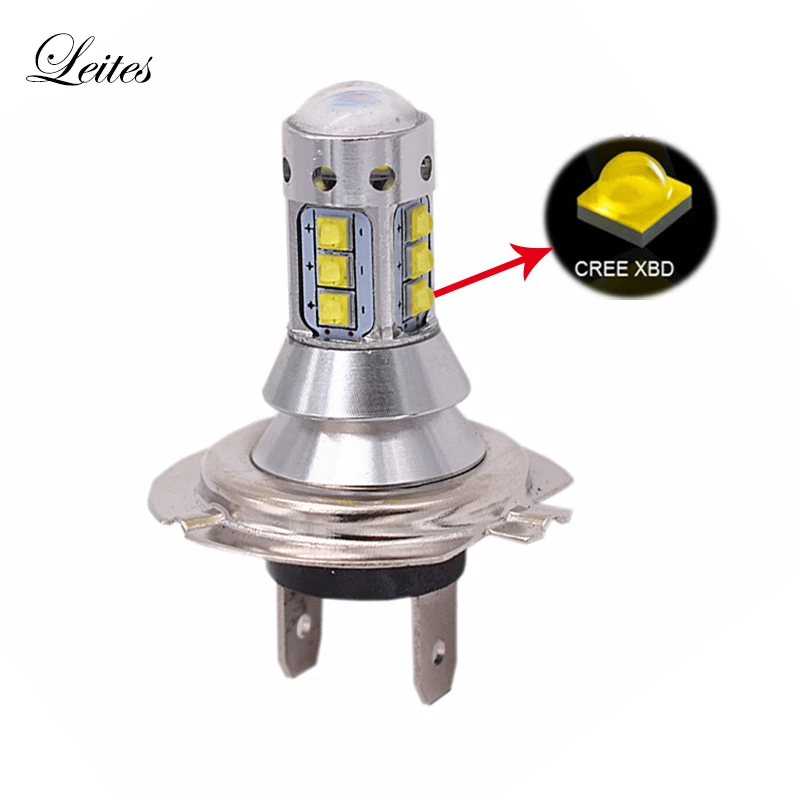 2PCS Automotive LED Fog Light Bulbs H7 80W Fog Tail Driving Car Head Light Lamp Bulb Super Bright 9V-30V.01