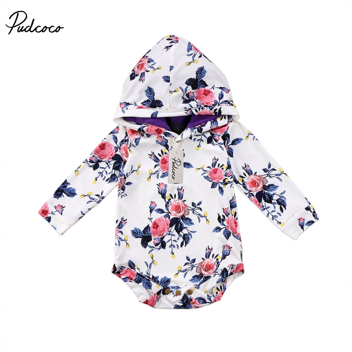 Baby Floral Clothes Babies Girl Flower Hooded Bodysuits Babies Hoodie Long Sleeve Playsuit Clothes Outfits 0-24M
Baby Floral Clothes Babies Girl Flower Hooded Bodysuits Babies Hoodie Long Sleeve Playsuit Clothes Outfits 0-24M