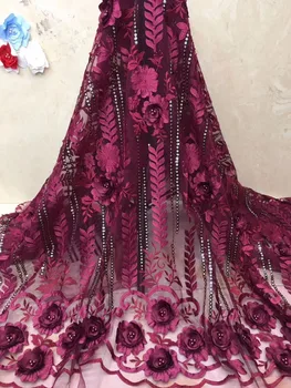 2019 Latest Nigerian Laces Fabrics High Quality African Sequins Lace Fabric For Wedding Dress French Tulle 3D Lace With Beads x4
2019 Latest Nigerian Laces Fabrics High Quality African Sequins Lace Fabric For Wedding Dress French Tulle 3D Lace With Beads x4